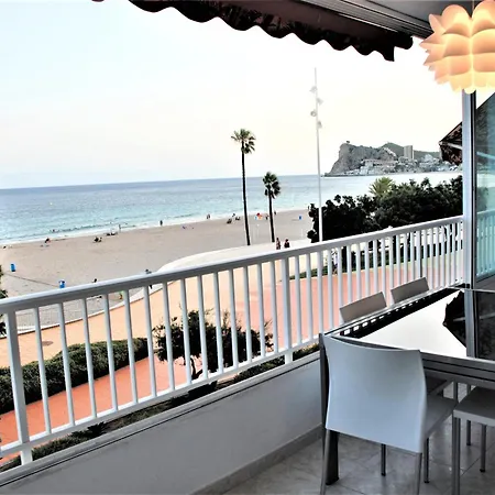 Apartamento Luxury Primerisima Linea Playa Poniente Con 6,5 Mts De Vistas Frontales Al Mar